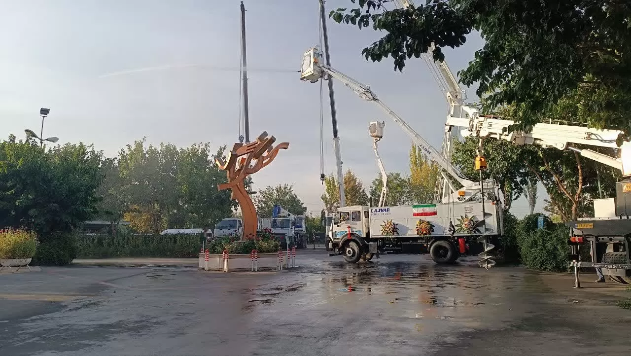 رونمایی از اولین دستگاه ضدیخ پاش مدرن کشور