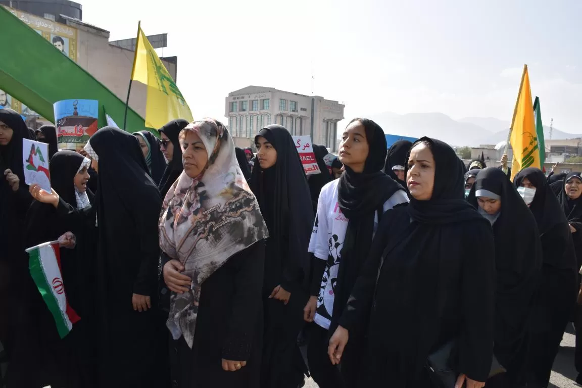 حضور مردم اراک در راهپیمایی حمایت از فلسطین