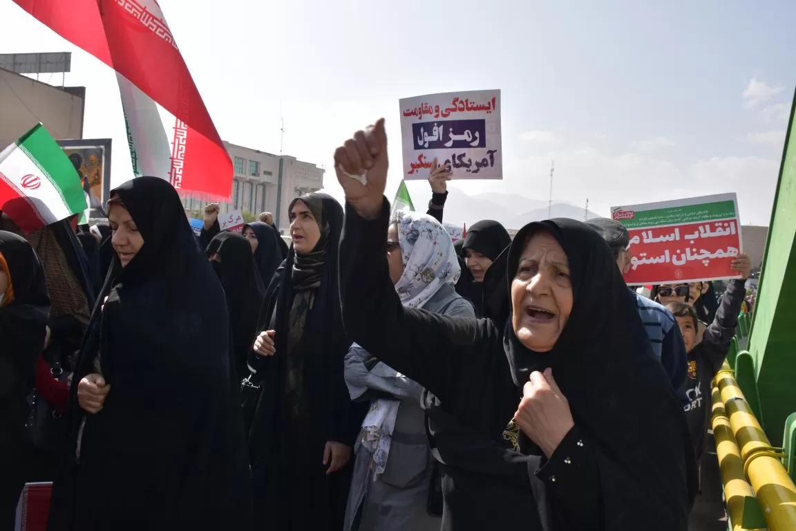 حضور مردم اراک در راهپیمایی حمایت از فلسطین