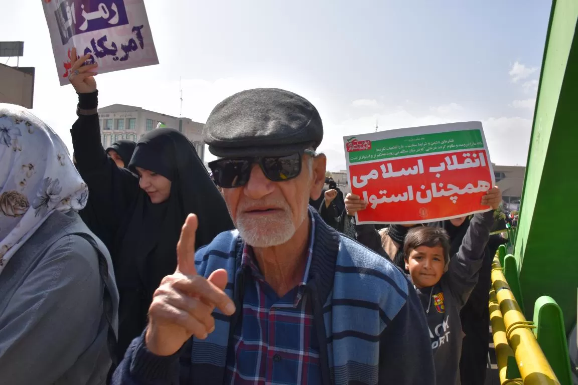 حضور مردم اراک در راهپیمایی حمایت از فلسطین