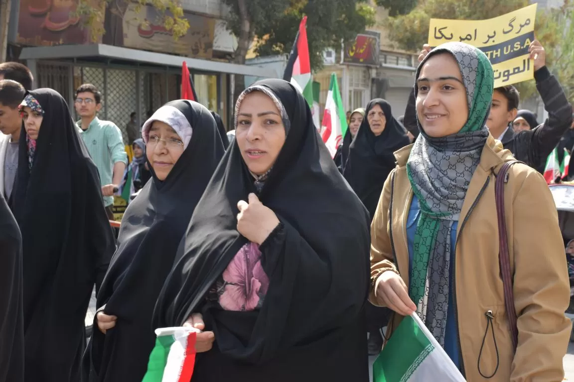 حضور مردم اراک در راهپیمایی حمایت از فلسطین