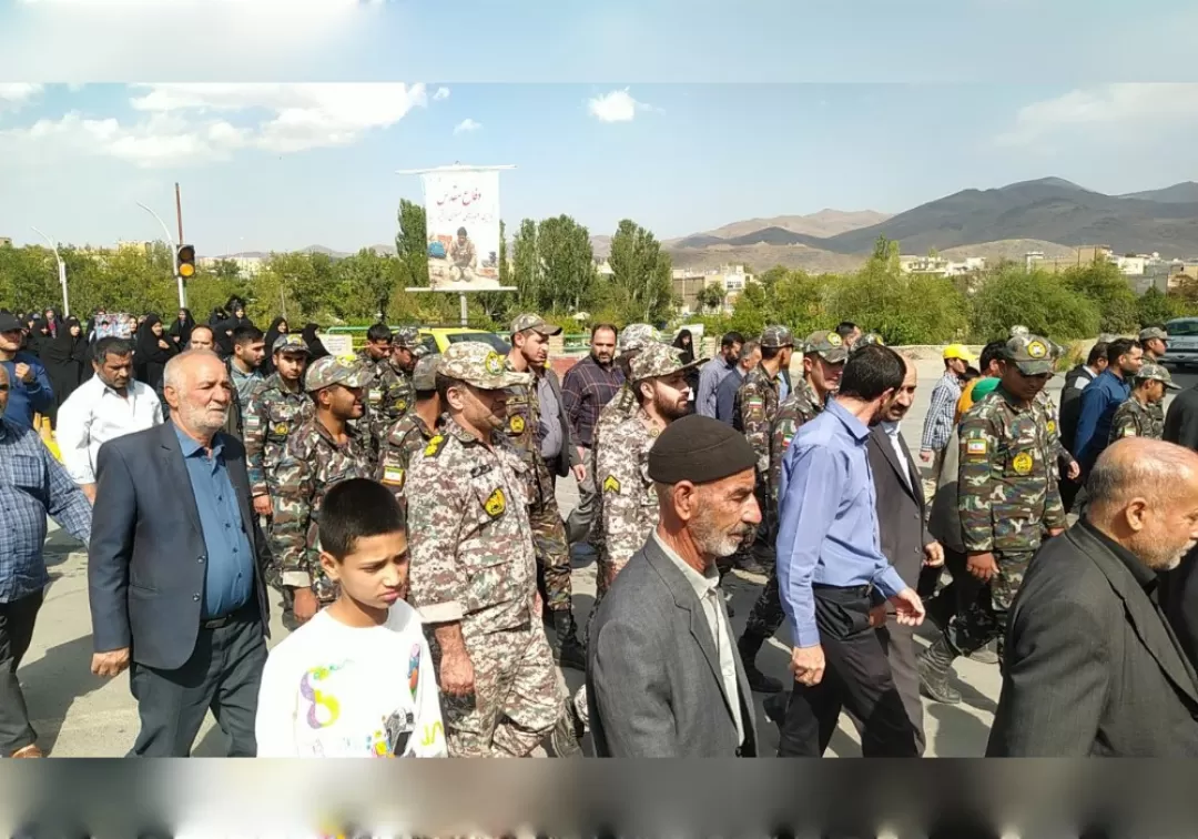 حضور پرشور مردم خنداب در راهپیمایی