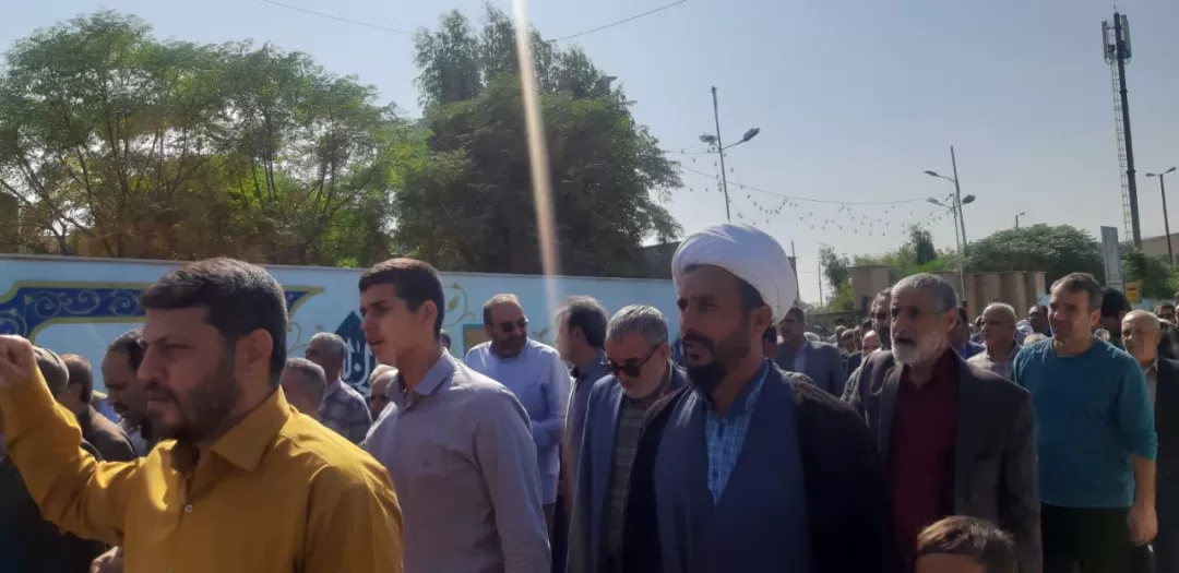 حمایت ساوجی‌ها از مردم مظلوم فلسطین