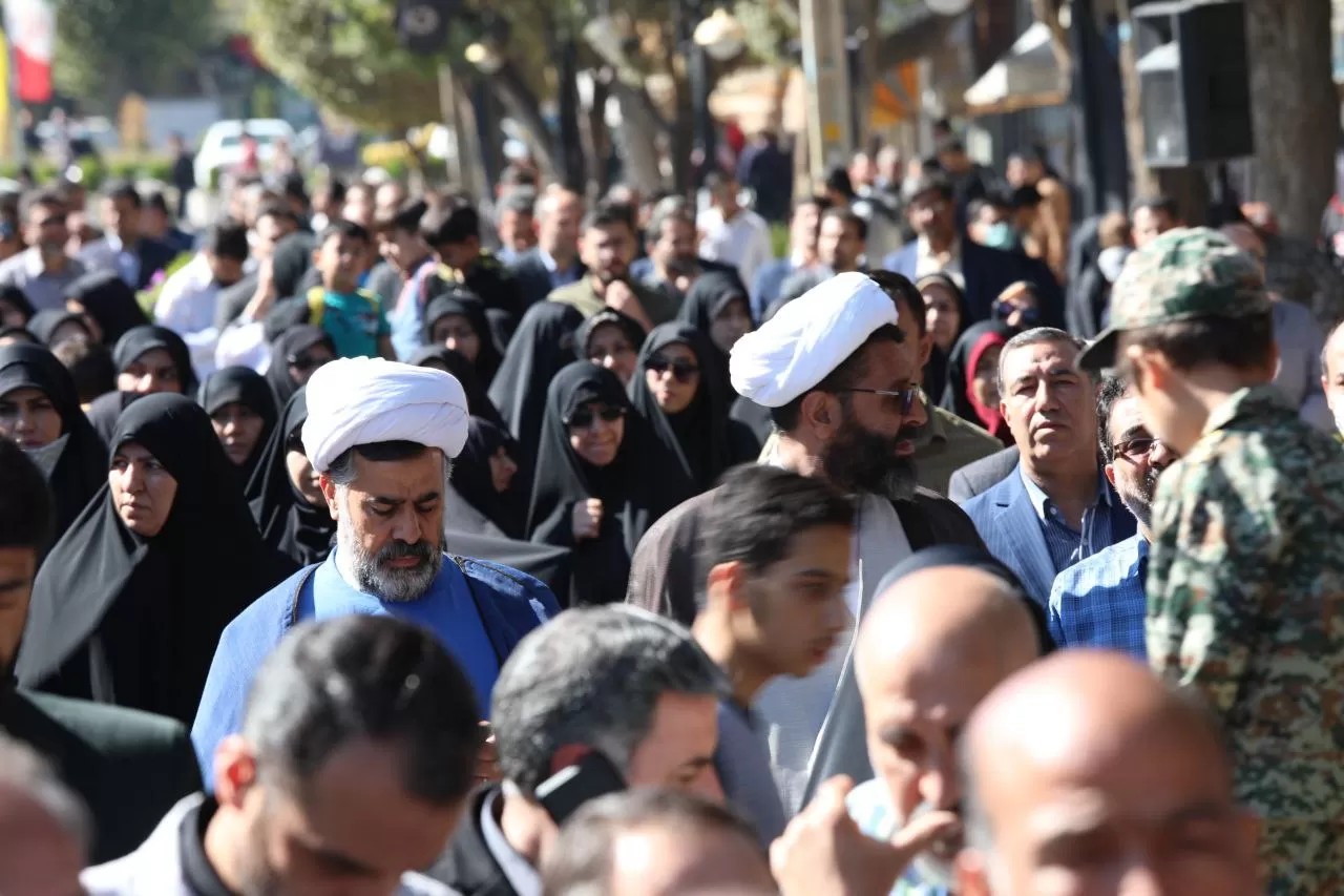 تجمع مردم اراک در حمایت از فلسطین