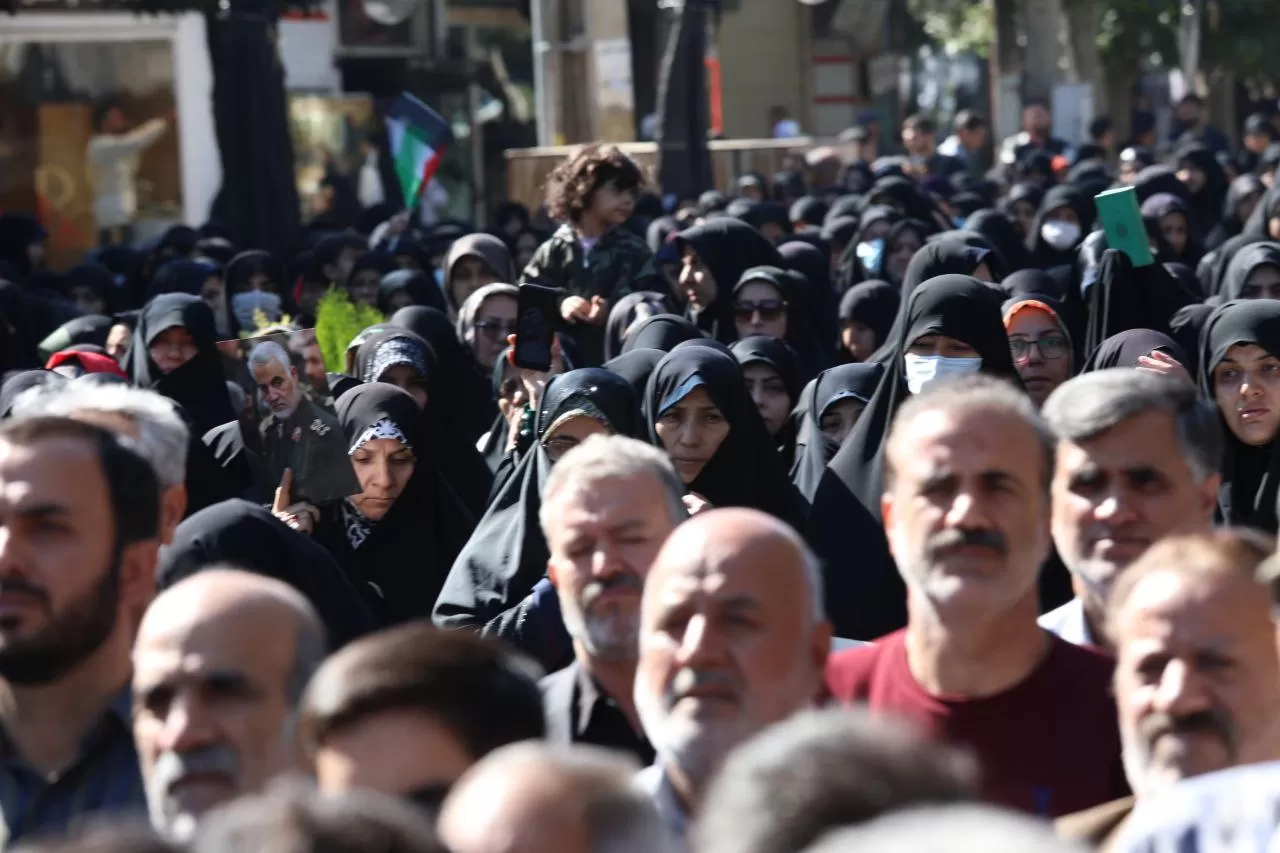 تجمع مردم اراک در حمایت از فلسطین