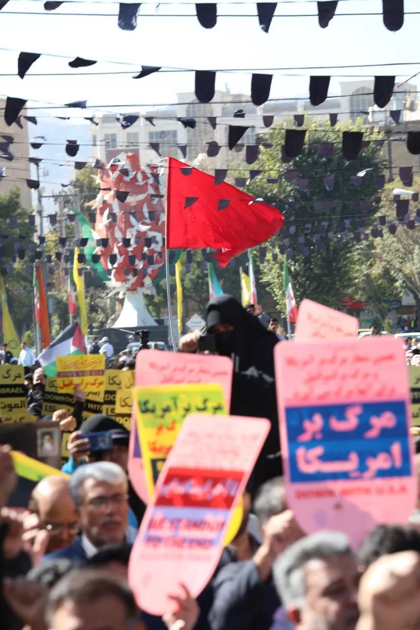 تجمع مردم اراک در حمایت از فلسطین