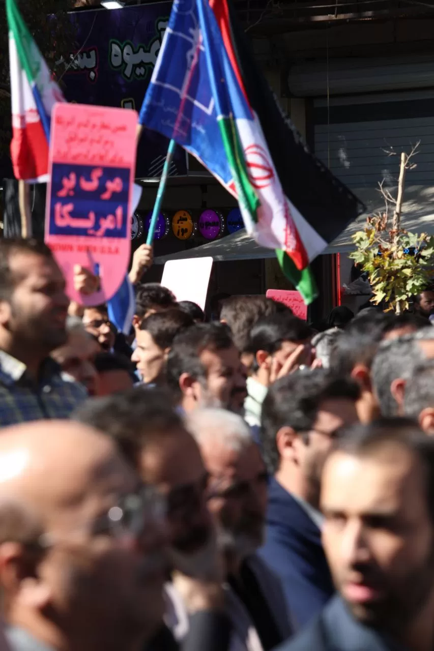 تجمع مردم اراک در حمایت از فلسطین