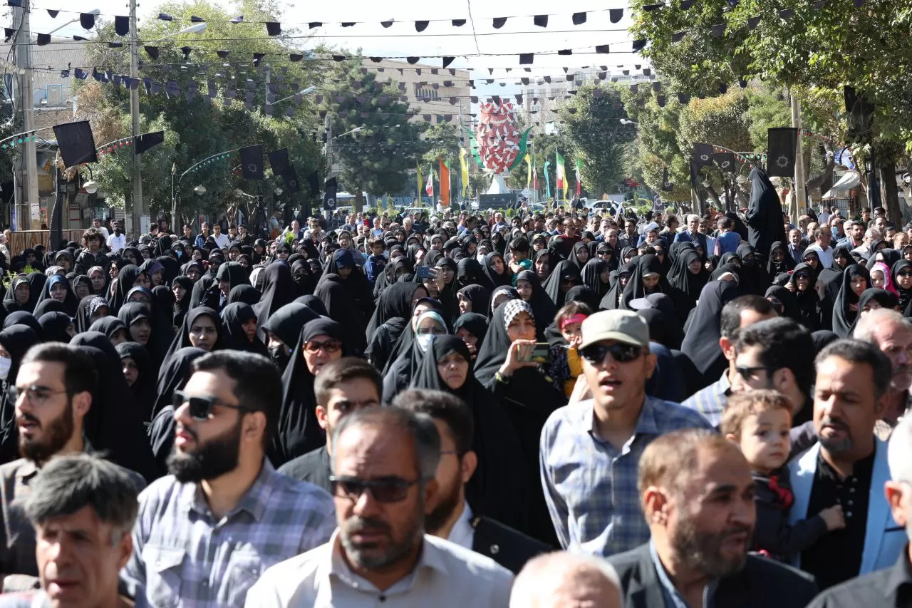 تجمع مردم اراک در حمایت از فلسطین