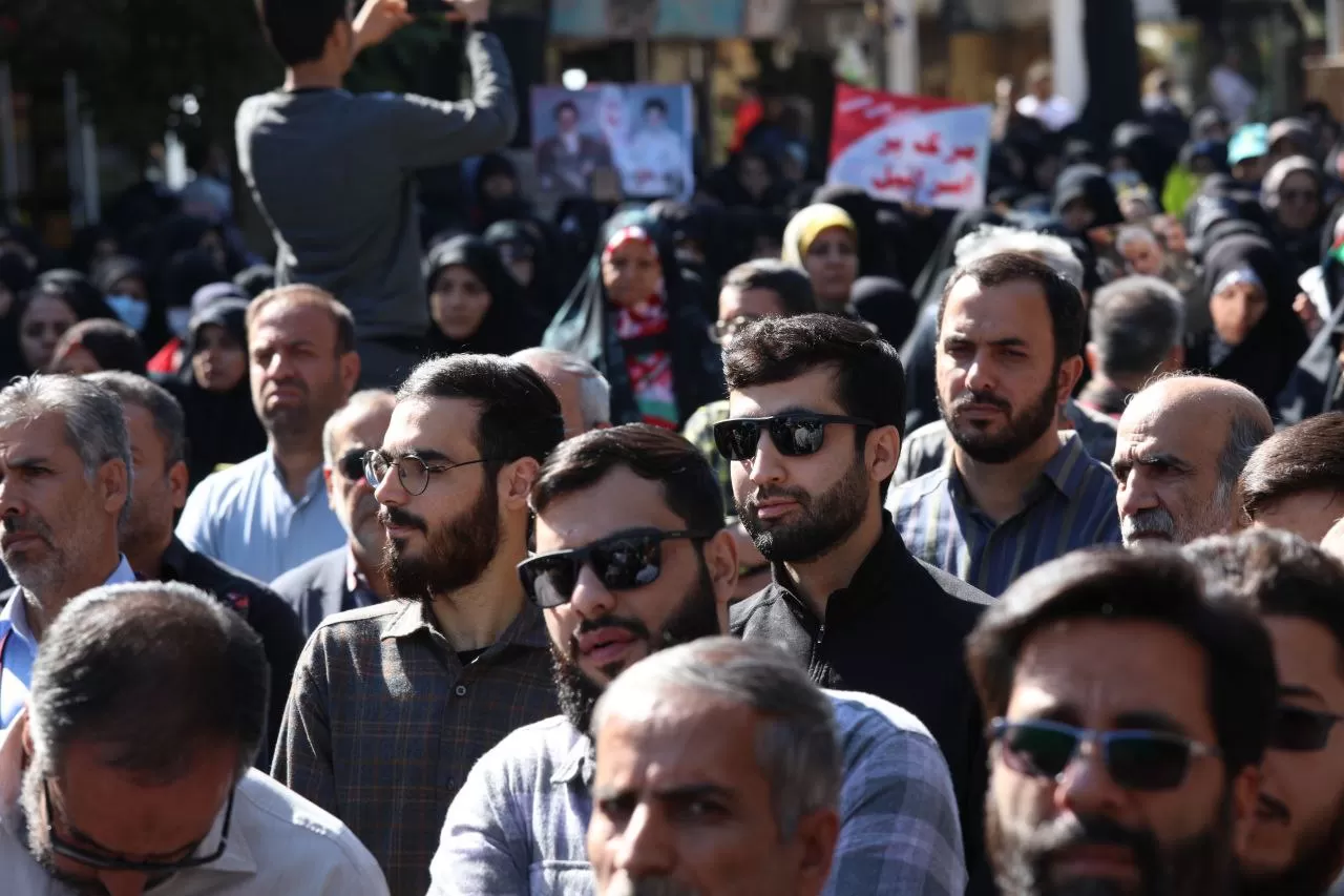 تجمع مردم اراک در حمایت از فلسطین