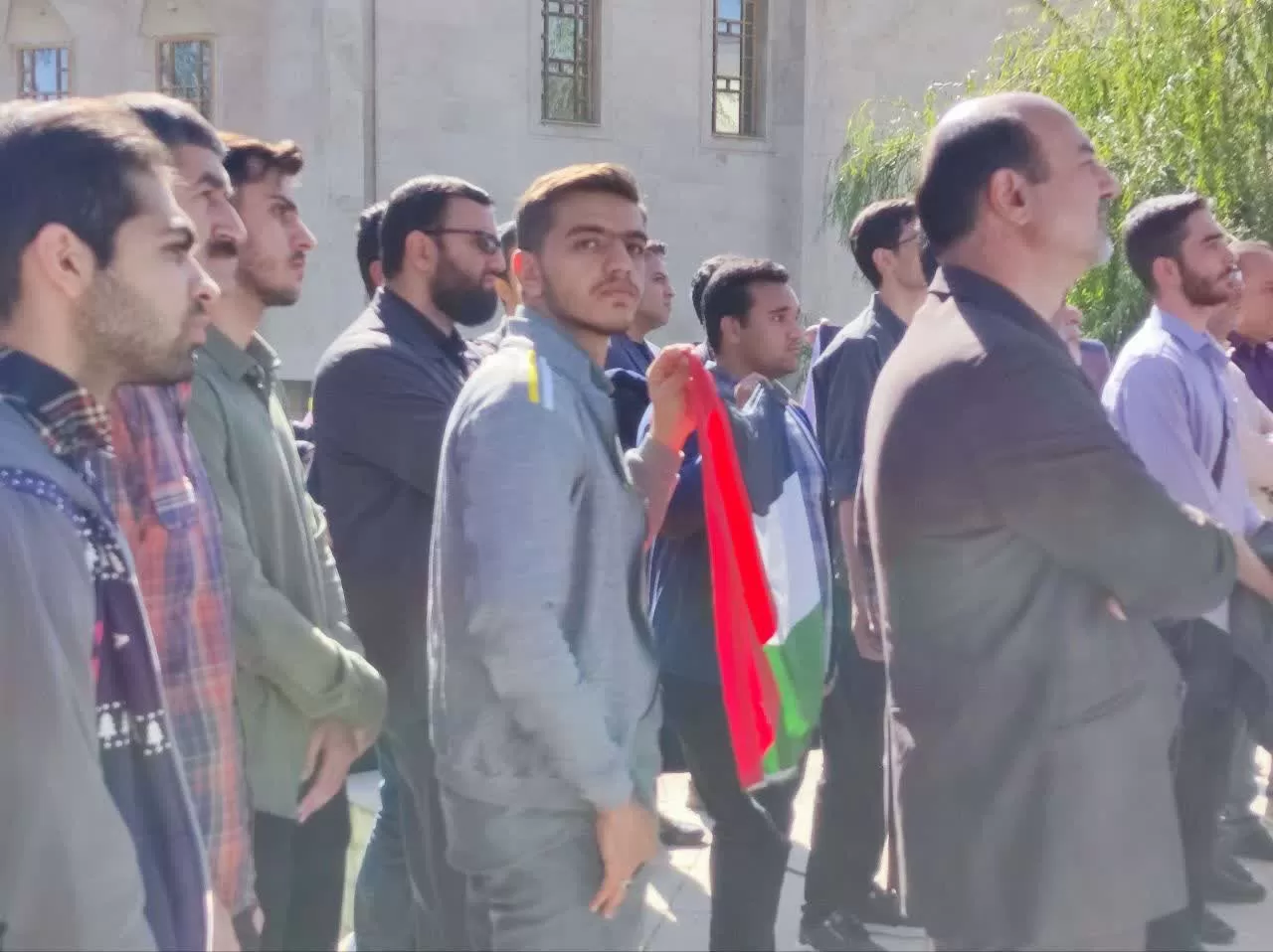 تجمع دانشجویان اراک در حمایت از فلسطین