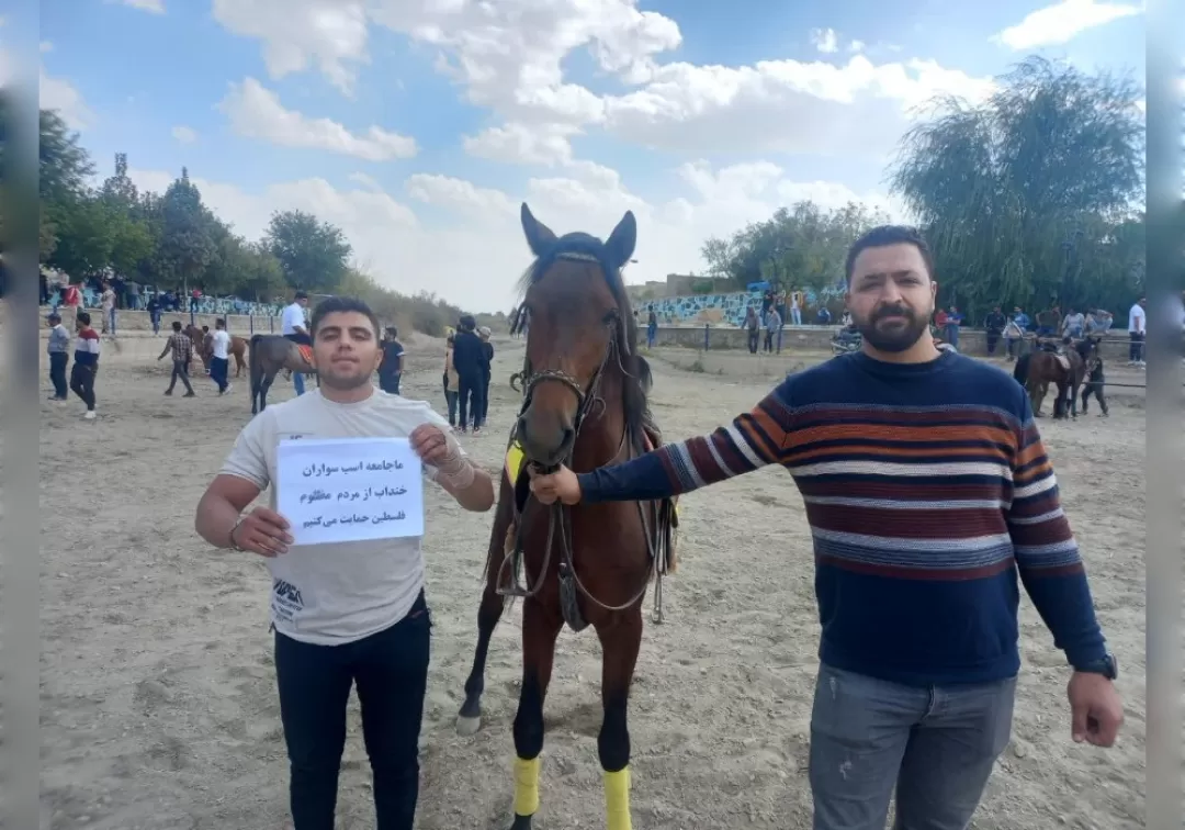 همایش سوارکاری در خنداب برگزار شد