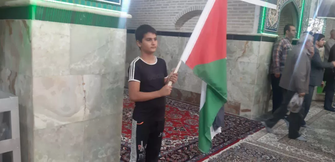 اجتماع حامیان فلسیطن در ساوه