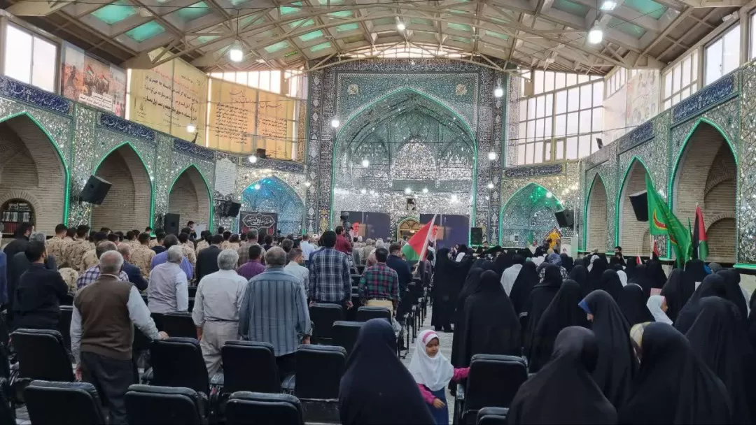اجتماع حامیان فلسیطن در ساوه