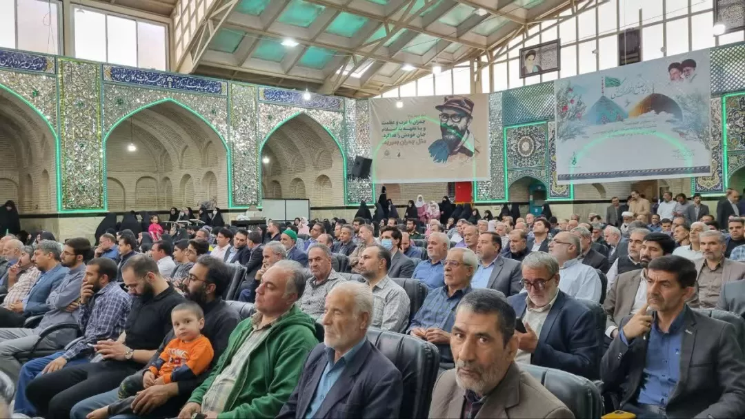 اجتماع حامیان فلسیطن در ساوه