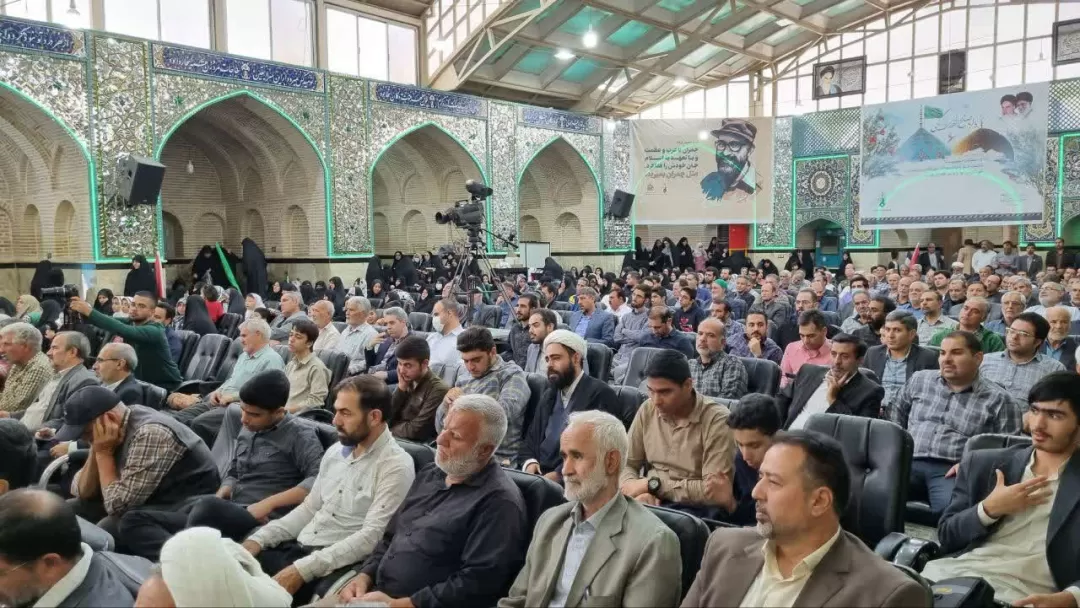 اجتماع حامیان فلسیطن در ساوه