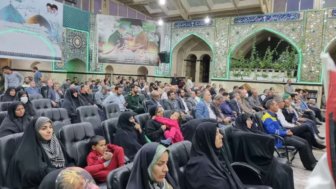 اجتماع حامیان فلسیطن در ساوه