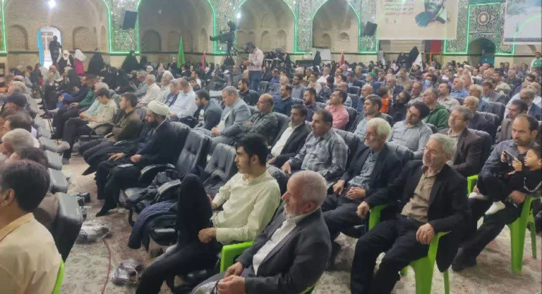 اجتماع حامیان فلسیطن در ساوه