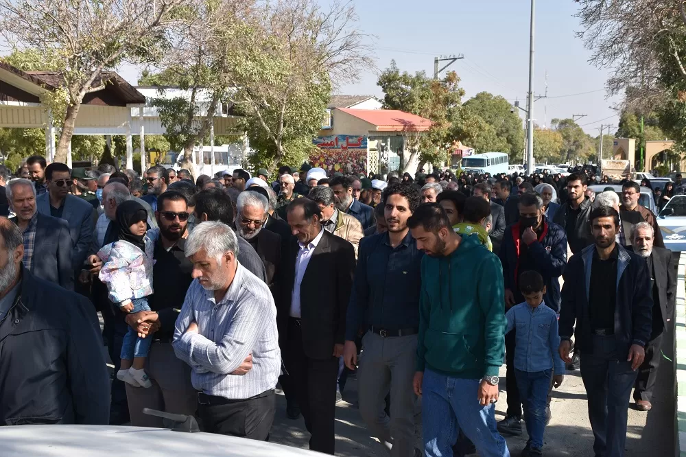 تشییع پیکر مادر شهید والامقام «قریشی»