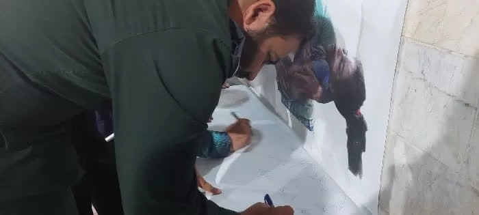 تجمع مدافعان سلامت دلیجان در حمایت از فلسطین
