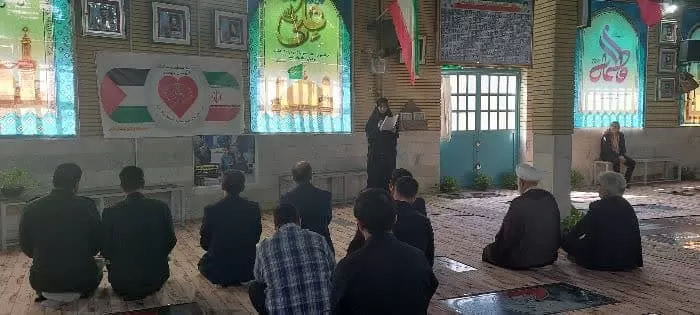 تجمع مدافعان سلامت دلیجان در حمایت از فلسطین