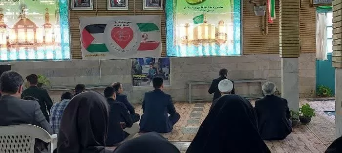 تجمع مدافعان سلامت دلیجان در حمایت از فلسطین