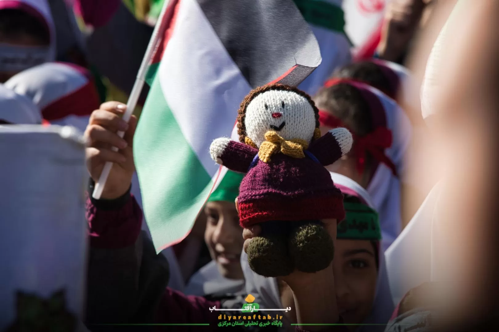 تجمع مردم اراک در حمایت از مردم فلسطین