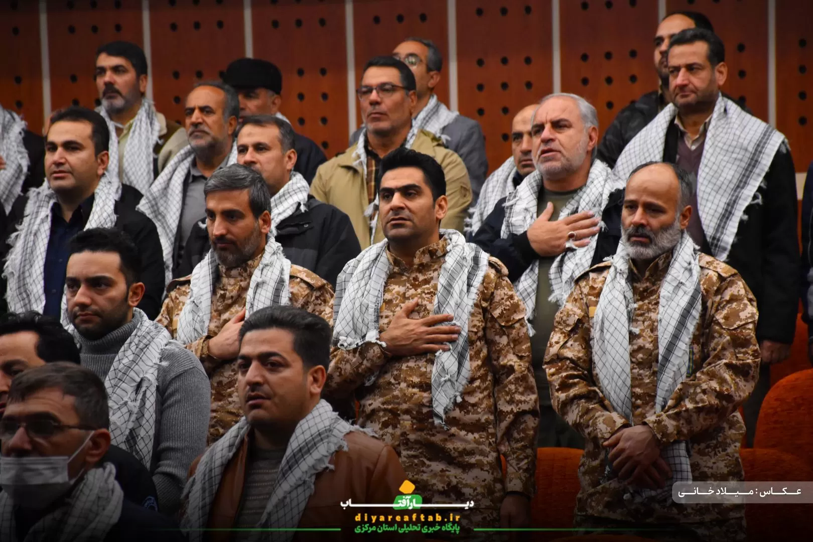 اجتماع بسیجیان کارگری شهر اراک