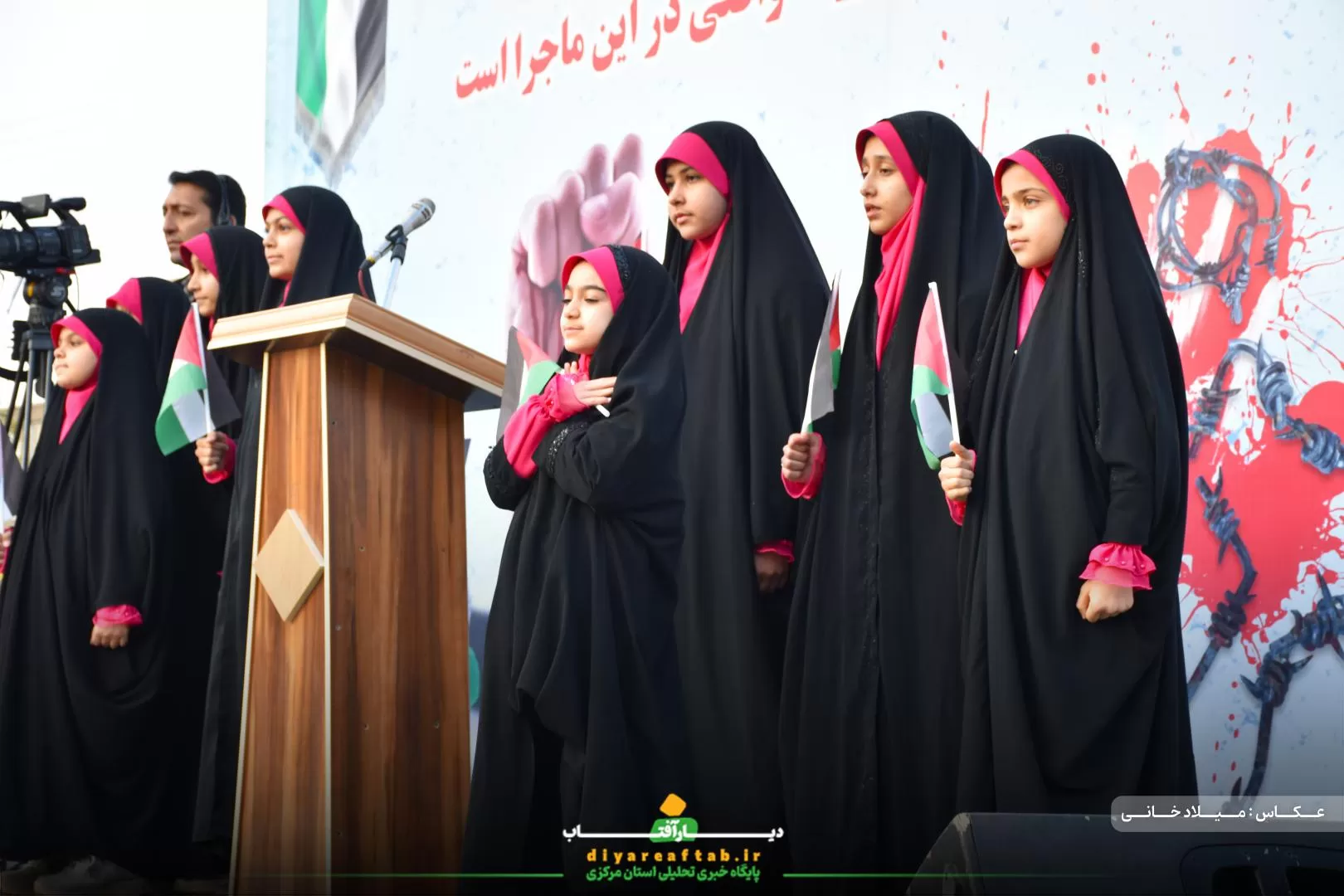 تجمع مردم اراک در حمایت از مردم غزه