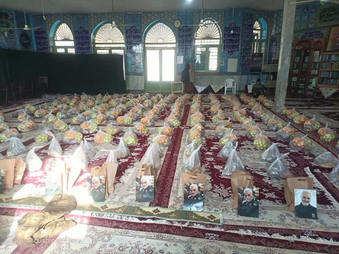 توزیع ۱۱۰۰ بسته مهدوی در فراهان