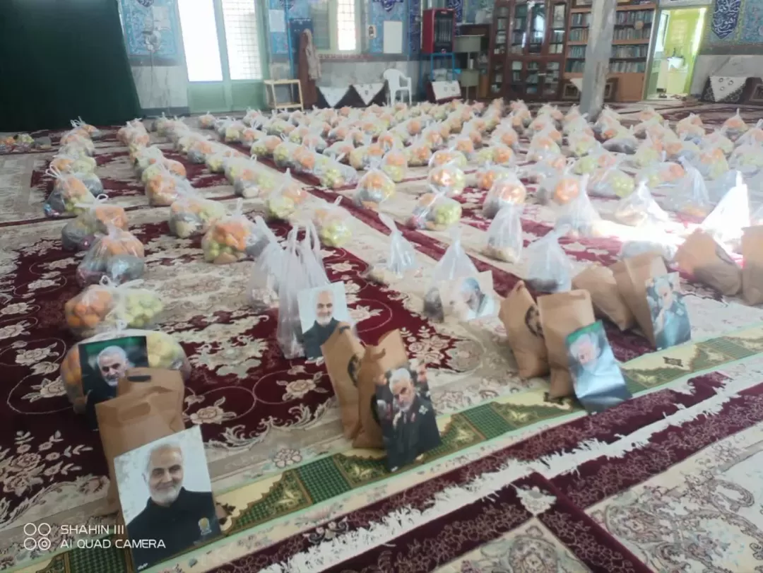 توزیع ۱۱۰۰ بسته مهدوی در فراهان