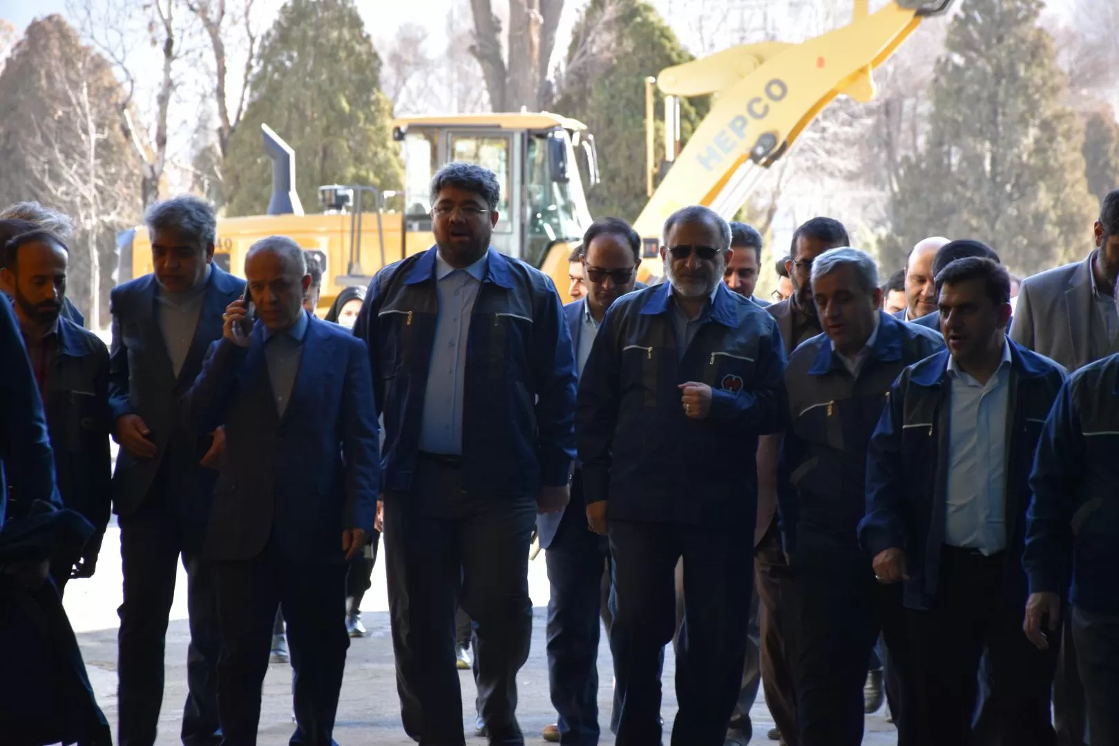 رونمایی بیل هیدرولیک ۷۵ تنی در هپکو