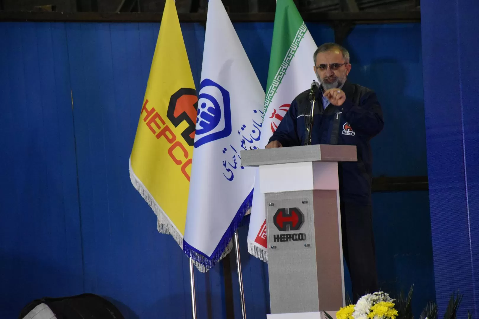 رونمایی بیل هیدرولیک ۷۵ تنی در هپکو