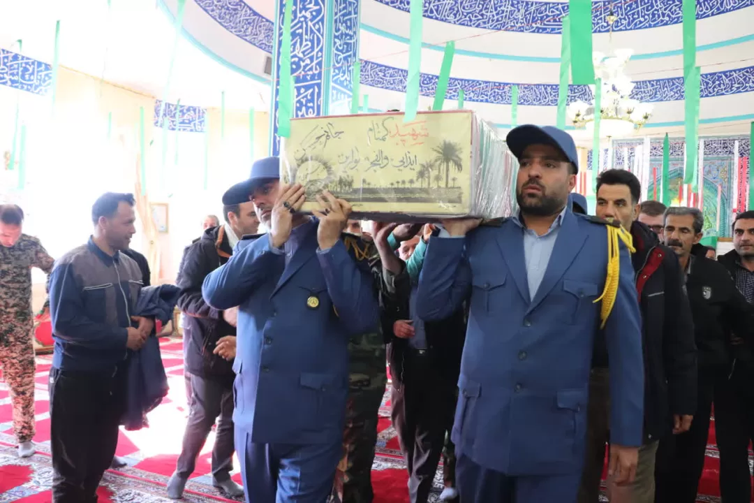 تشییع باشکوه شهید گمنام در شازند