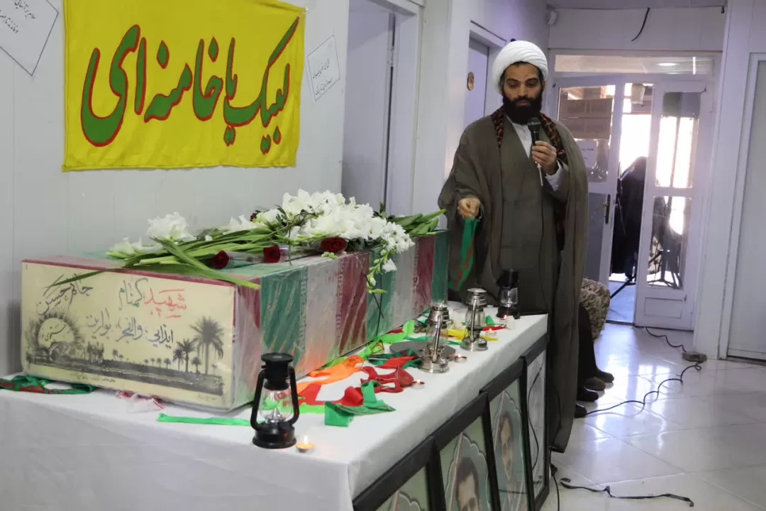 تشییع باشکوه شهید گمنام در شازند