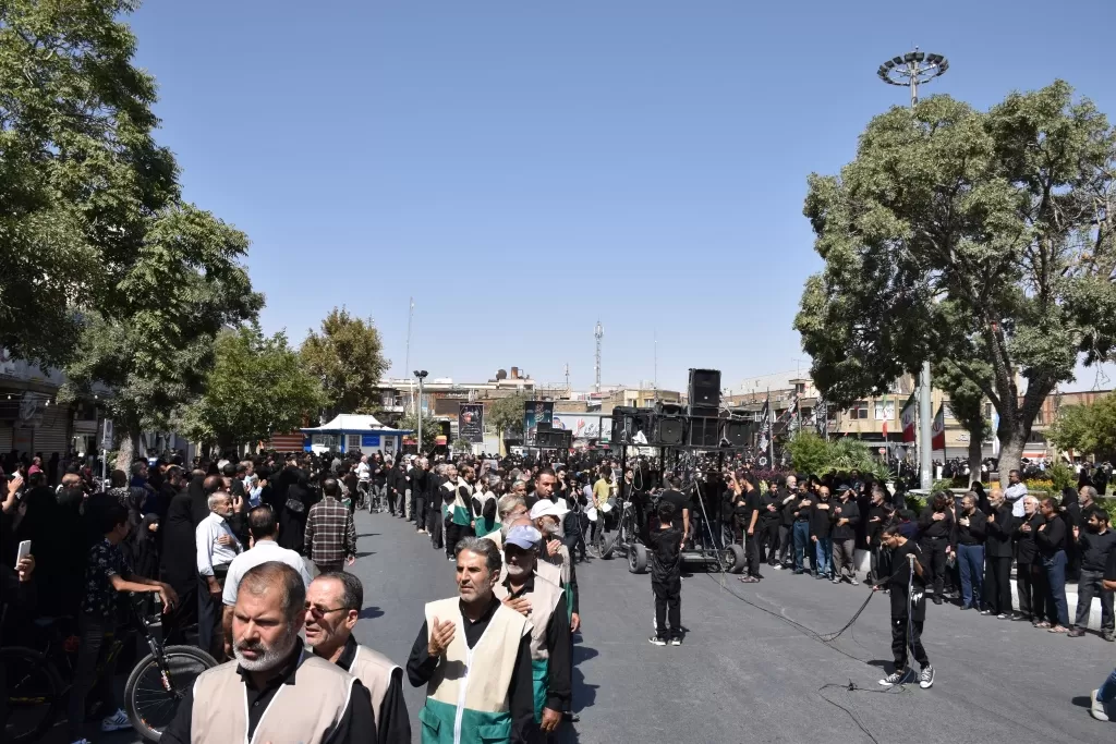 تجمع عزاداران رضوی در اراک