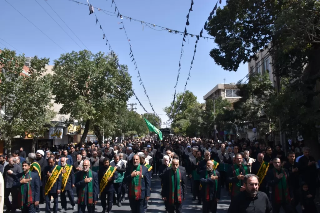 تجمع عزاداران رضوی در اراک