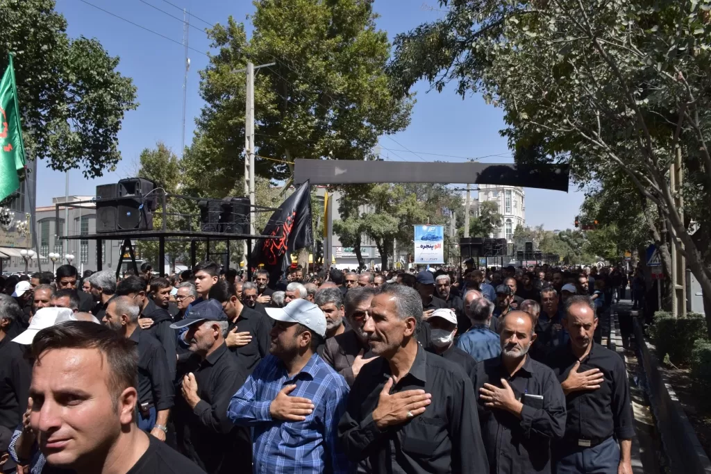 تجمع عزاداران رضوی در اراک