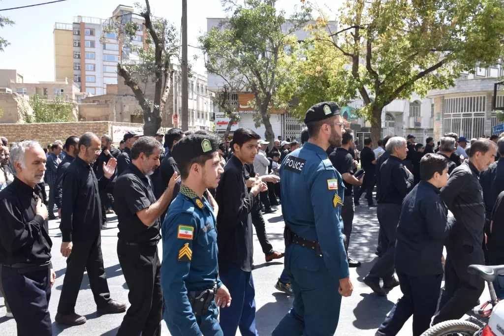 تجمع عزاداران رضوی در اراک