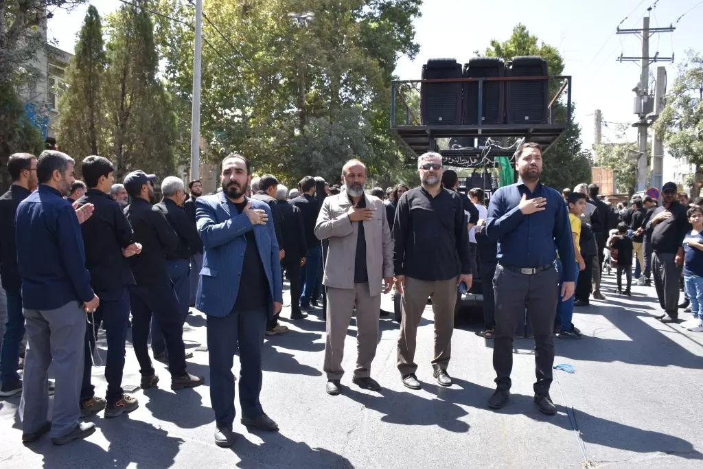 تجمع عزاداران رضوی در اراک