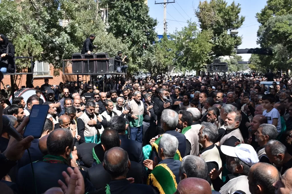 تجمع عزاداران رضوی در اراک