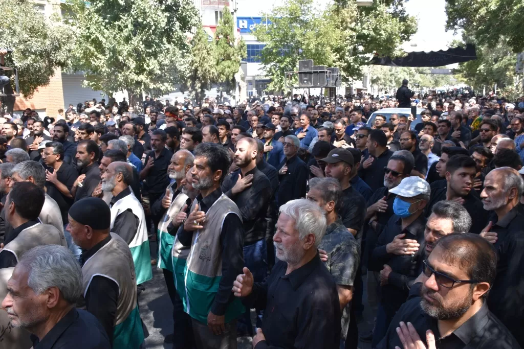 تجمع عزاداران رضوی در اراک