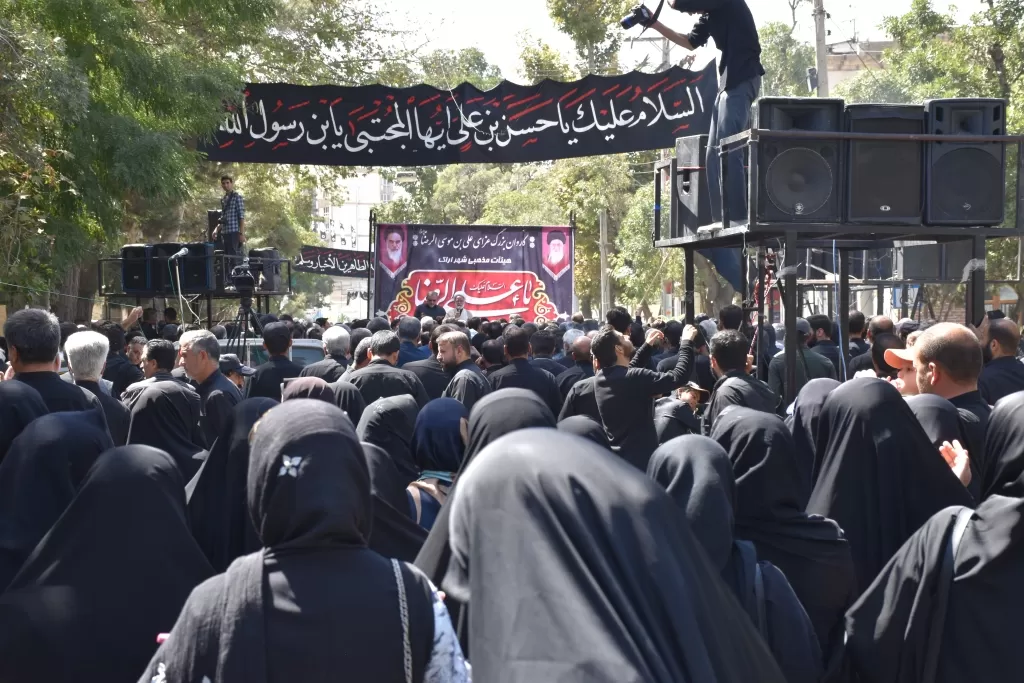 تجمع عزاداران رضوی در اراک