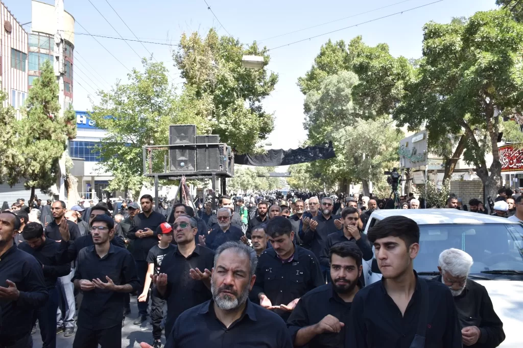 تجمع عزاداران رضوی در اراک