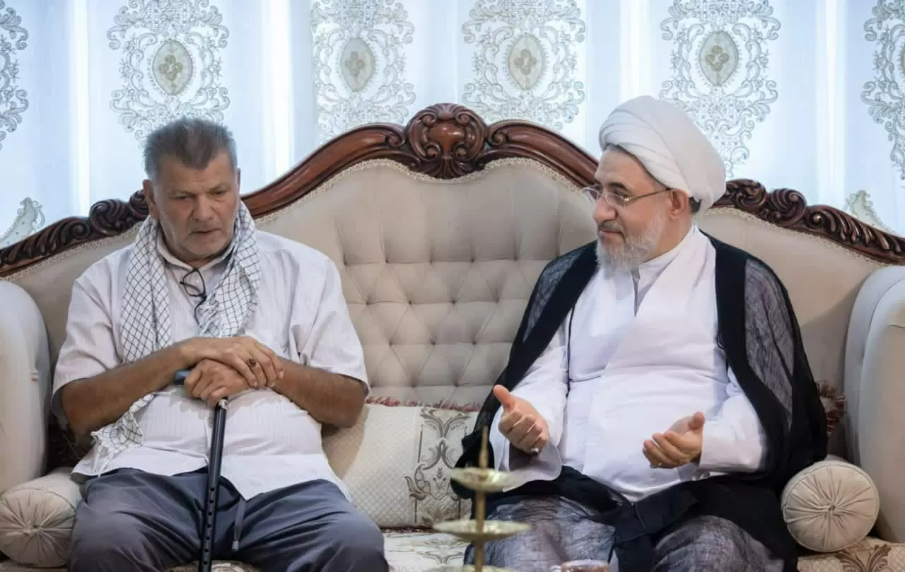 دیدار مسئولین مرکزی با جانباز «براتعلی رستمی»