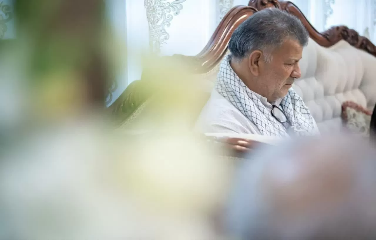 دیدار مسئولین مرکزی با جانباز «براتعلی رستمی»