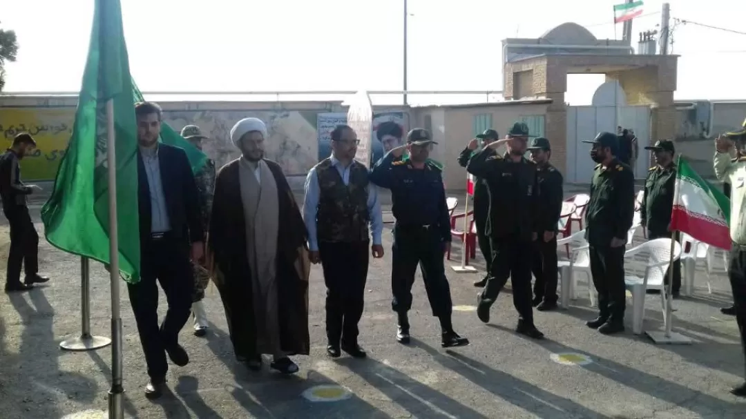 صبحگاه مشترک نیروهای مسلح در کمیجان