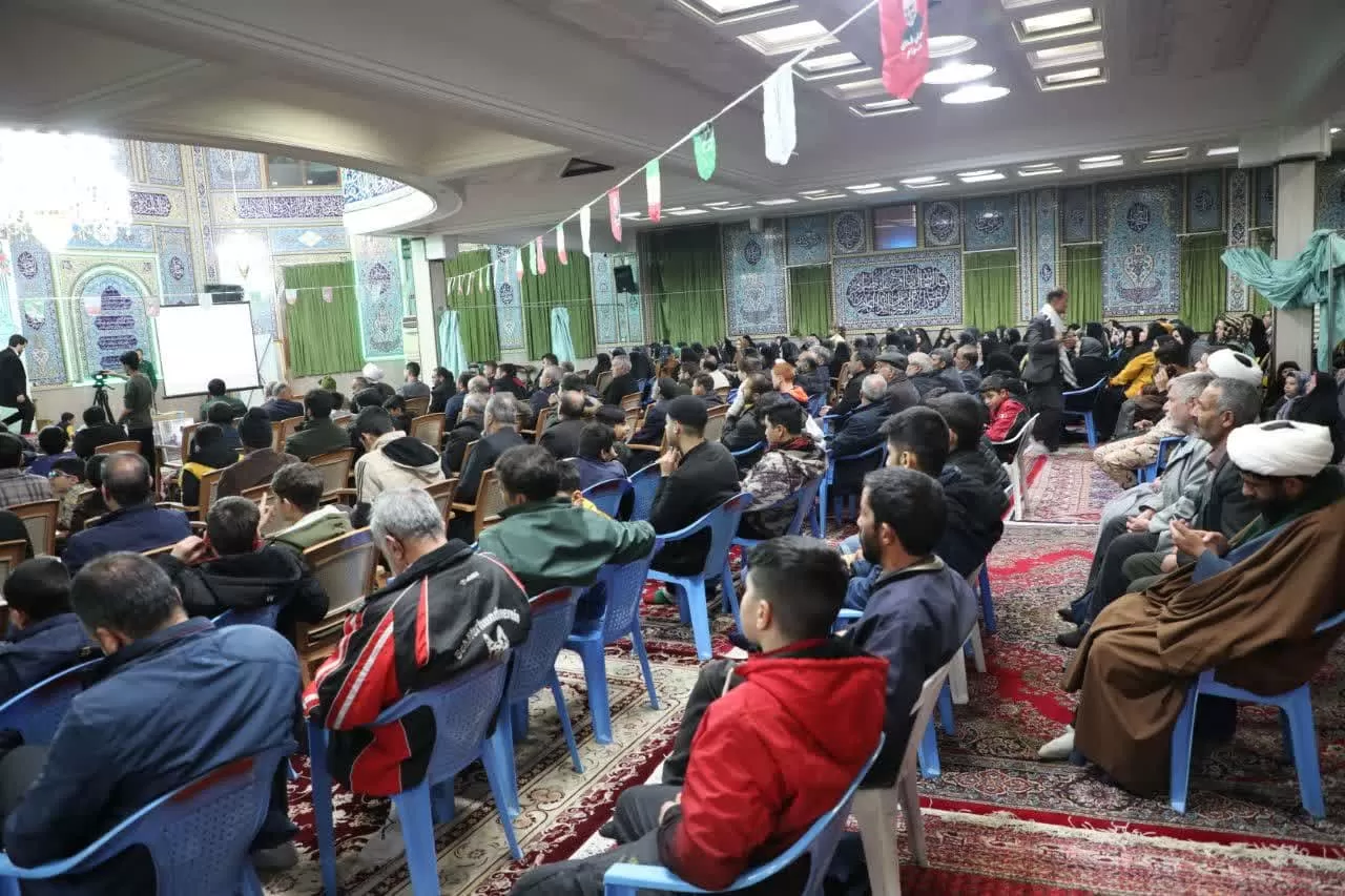 مراسم یادبود سالگرد شهید سلیمانی در سنجان
