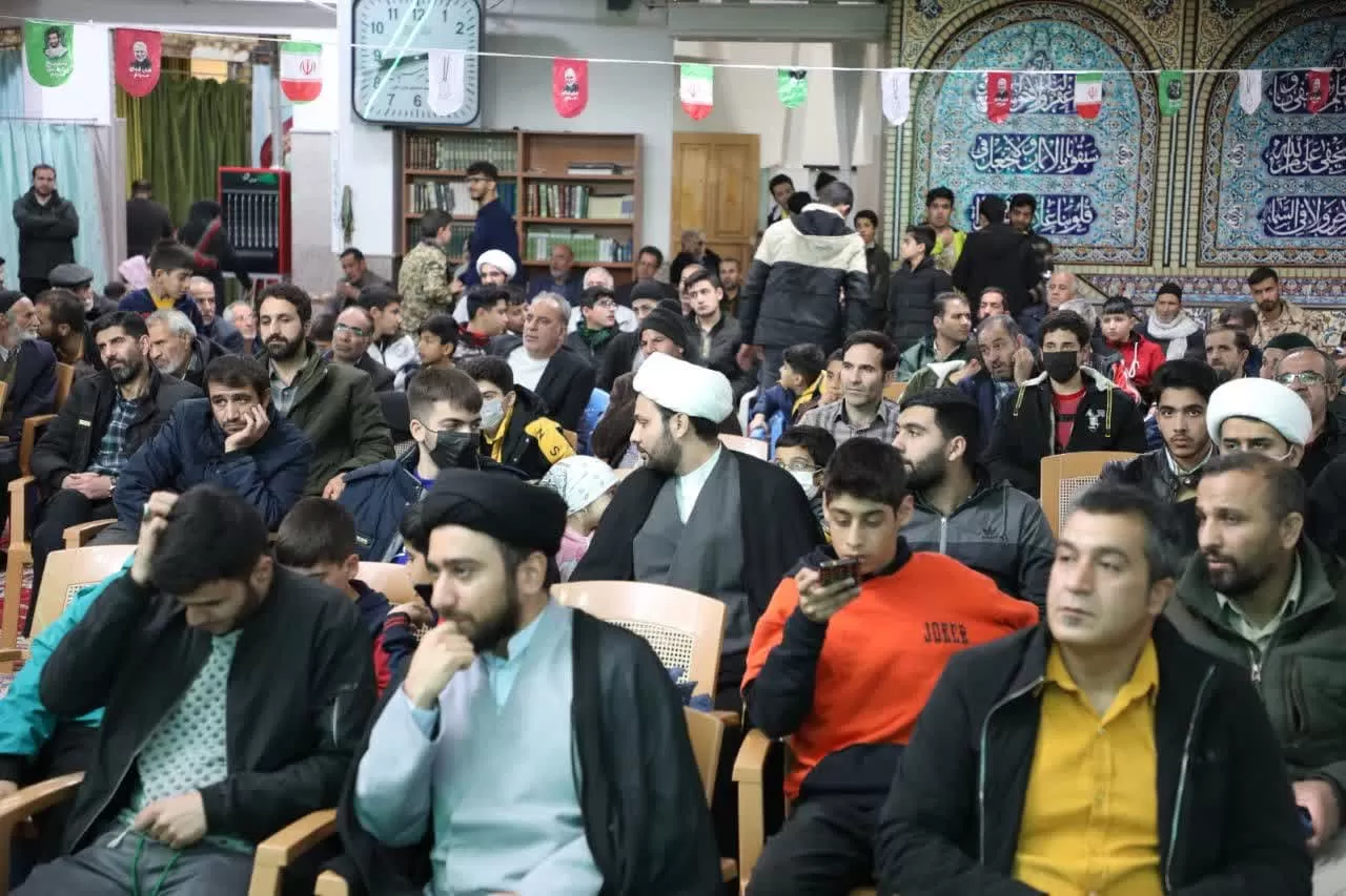 مراسم یادبود سالگرد شهید سلیمانی در سنجان