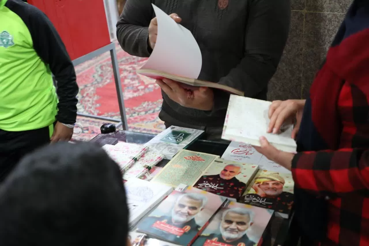 مراسم یادبود سالگرد شهید سلیمانی در سنجان
