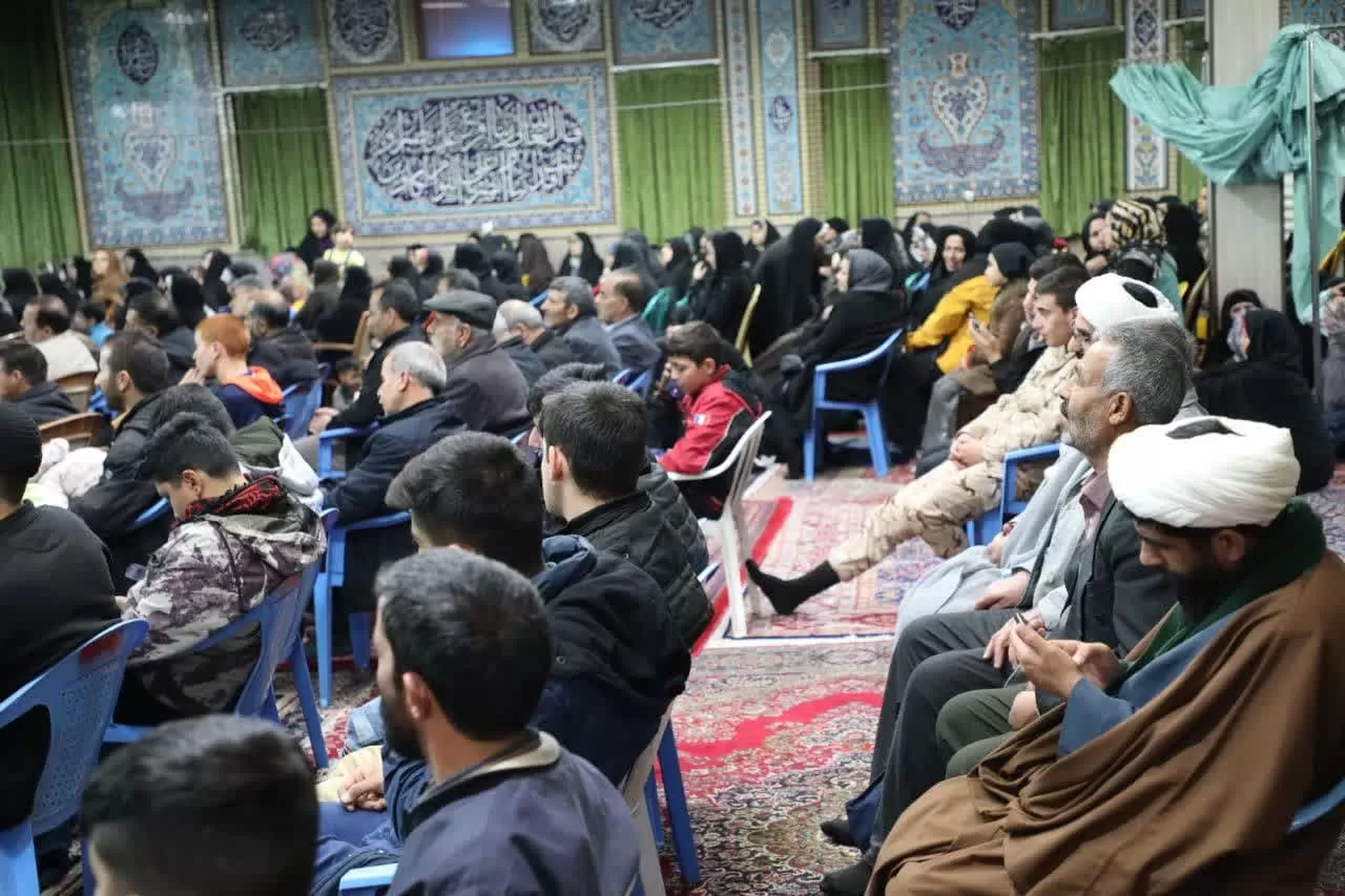 مراسم یادبود سالگرد شهید سلیمانی در سنجان